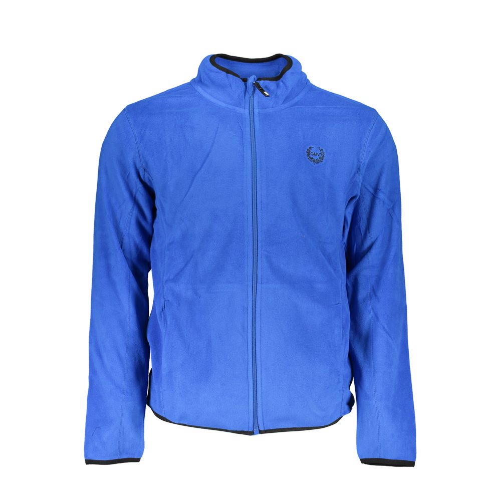 Blue Cotton Mens Sweater