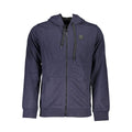 Blue Cotton Men's Hoodie