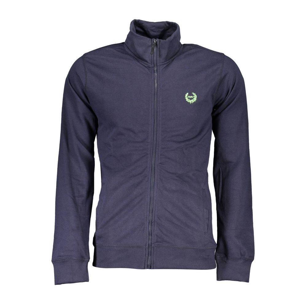 Blue Cotton Men's Sweatshirt