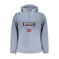Blu Polyester Men's Jacket
