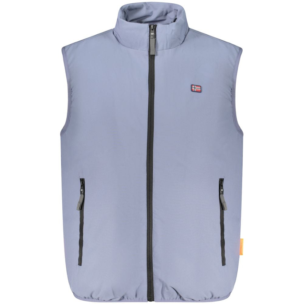 Azzurro Polyester Men's Jacket