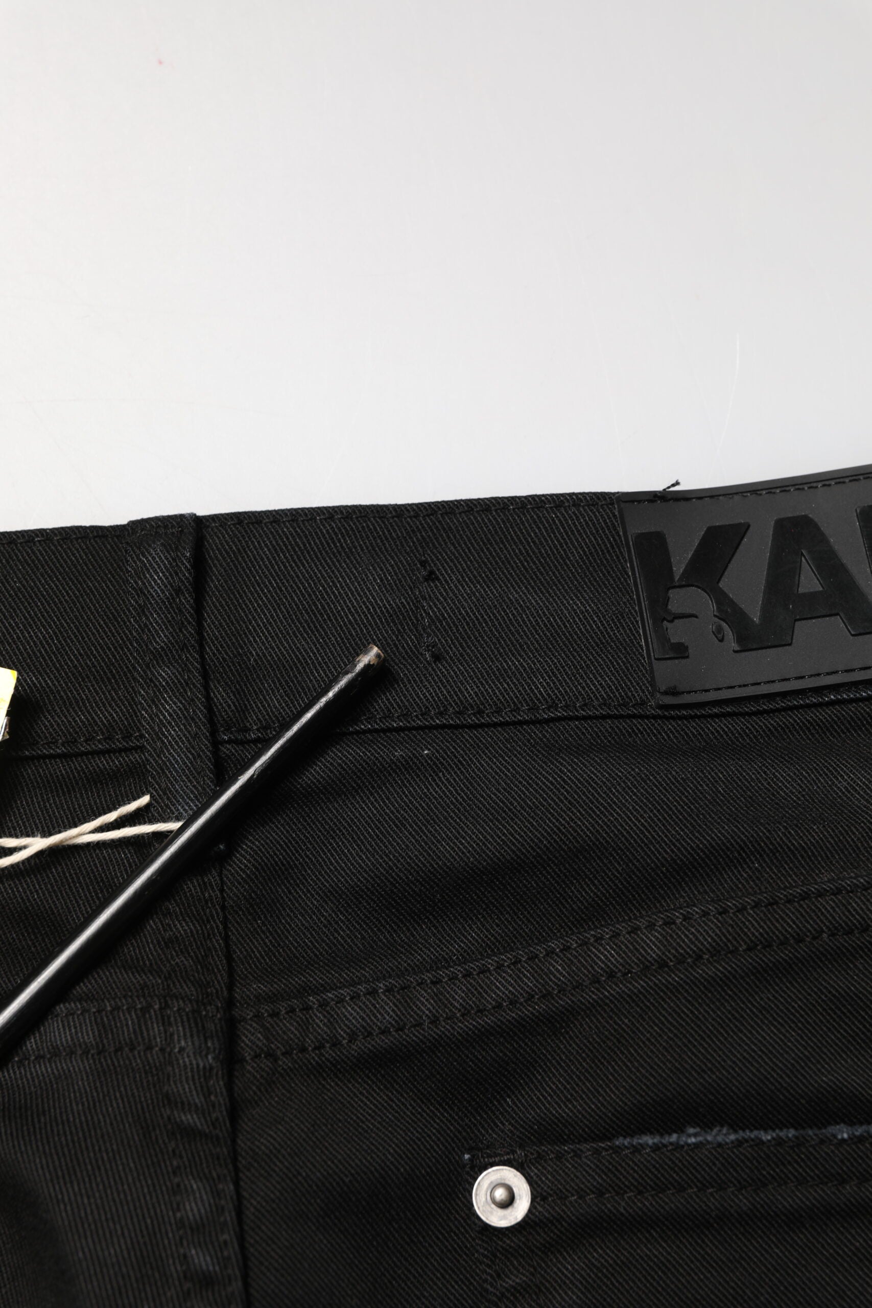 Black Tattered Men Skinny Denim Trouser Jeans