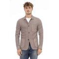 Beige Cotton Blazer