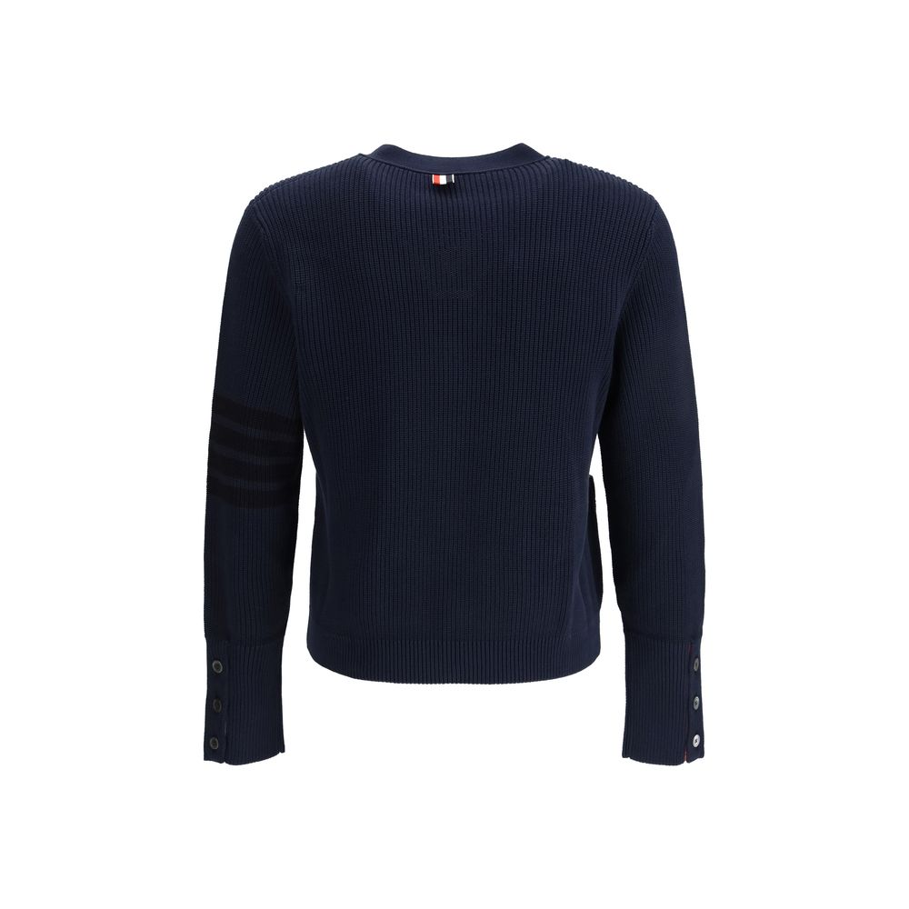 Blue Cotton Cardigan